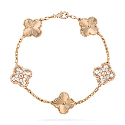 [⭐Renara] CLOVER 5 MOTIF LASER BRACELET COLLECTION
