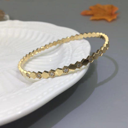 [⭐Renara]BEE LOVE GOLD DIAMOND BRACELET