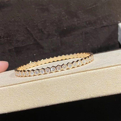 [⭐Renara]BEE LOVE GOLD BRACELET FULL DIAMOND