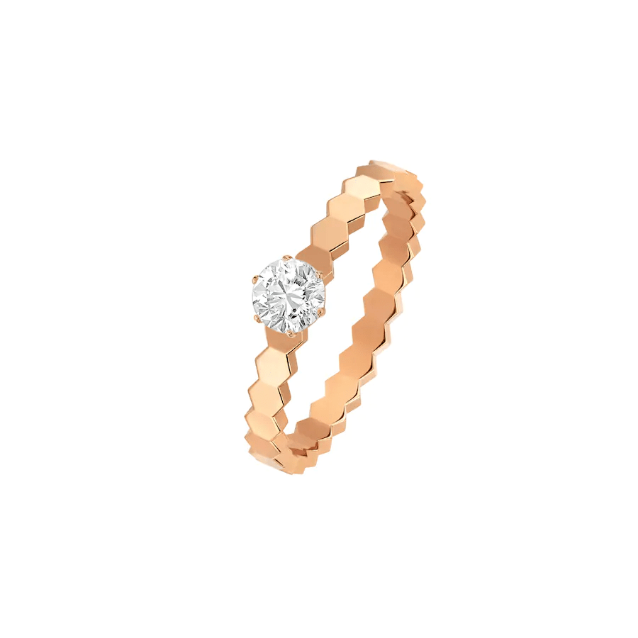 [⭐Renara]BEE LOVE RING PINK GOLD 1 DIAMOND