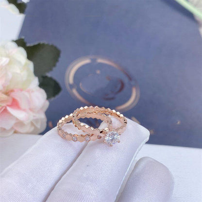 [⭐Renara]BEE LOVE RING PINK GOLD 1 DIAMOND