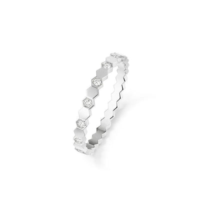 [⭐Renara]BEE LOVE RING SILVER DIAMOND