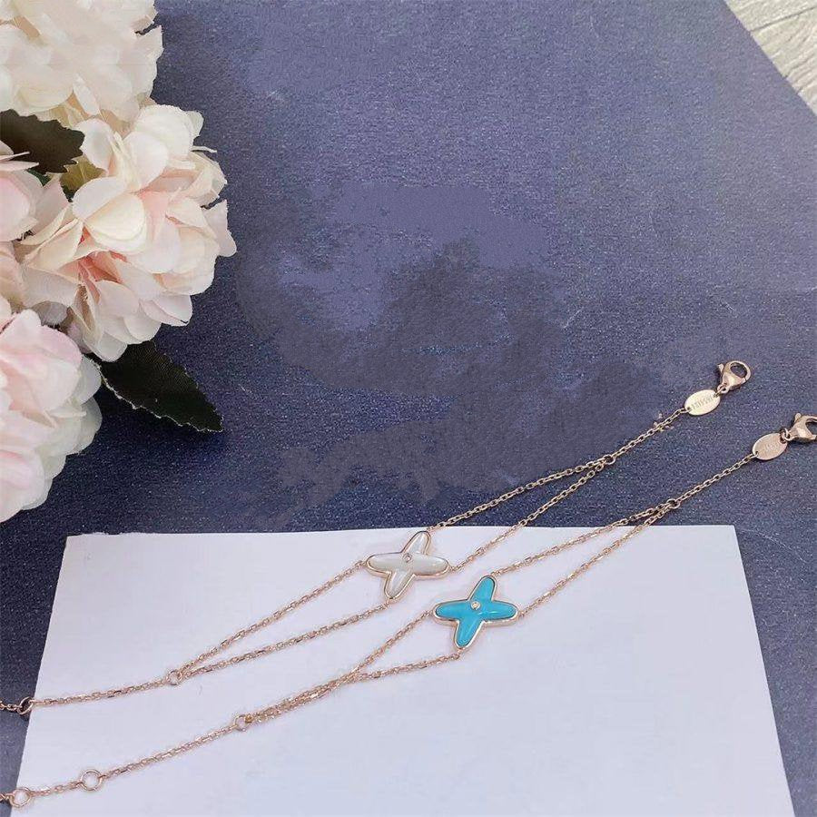[⭐Renara]JEUX BRACELET TURQUOISE PINK GOLD 1 DIAMOND