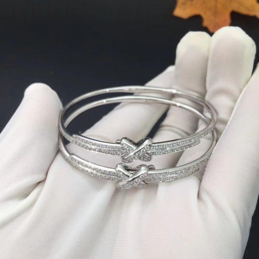 [⭐Renara]JEUX DE BRACELET DIAMONDS SILVER