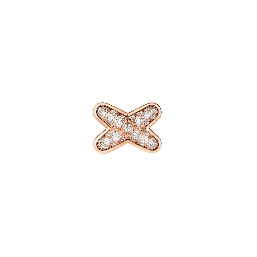 [⭐Renara]JEUX DE PINK GOLD DIAMOND EARRINGS