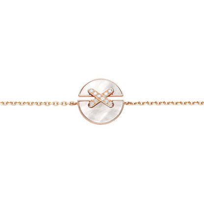 [⭐Renara]JEUX DE BRACELET MOP PINK GOLD DIAMONDS