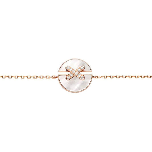 [⭐Renara]JEUX DE BRACELET MOP PINK GOLD DIAMONDS