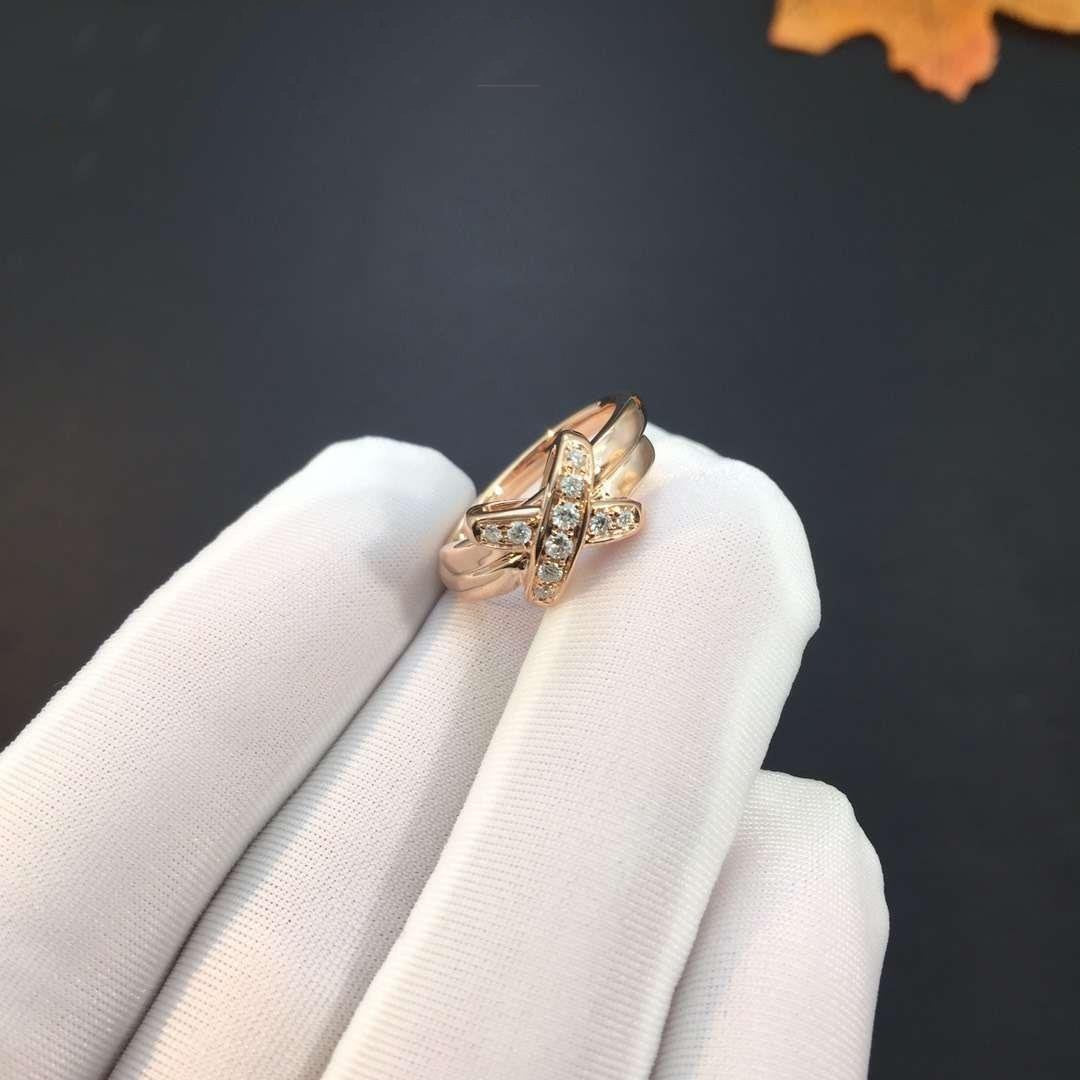[⭐Renara]JEUX DE PINK GOLD DIAMOND RING