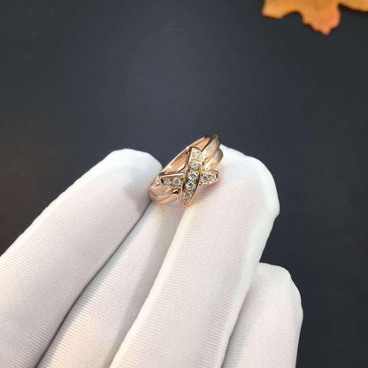 [⭐Renara]JEUX DE PINK GOLD DIAMOND RING