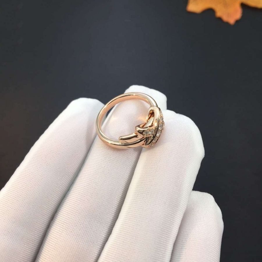 [⭐Renara]JEUX DE PINK GOLD DIAMOND RING