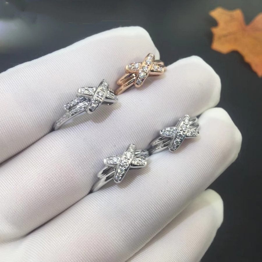 [⭐Renara]JEUX DE SILVER DIAMOND RING