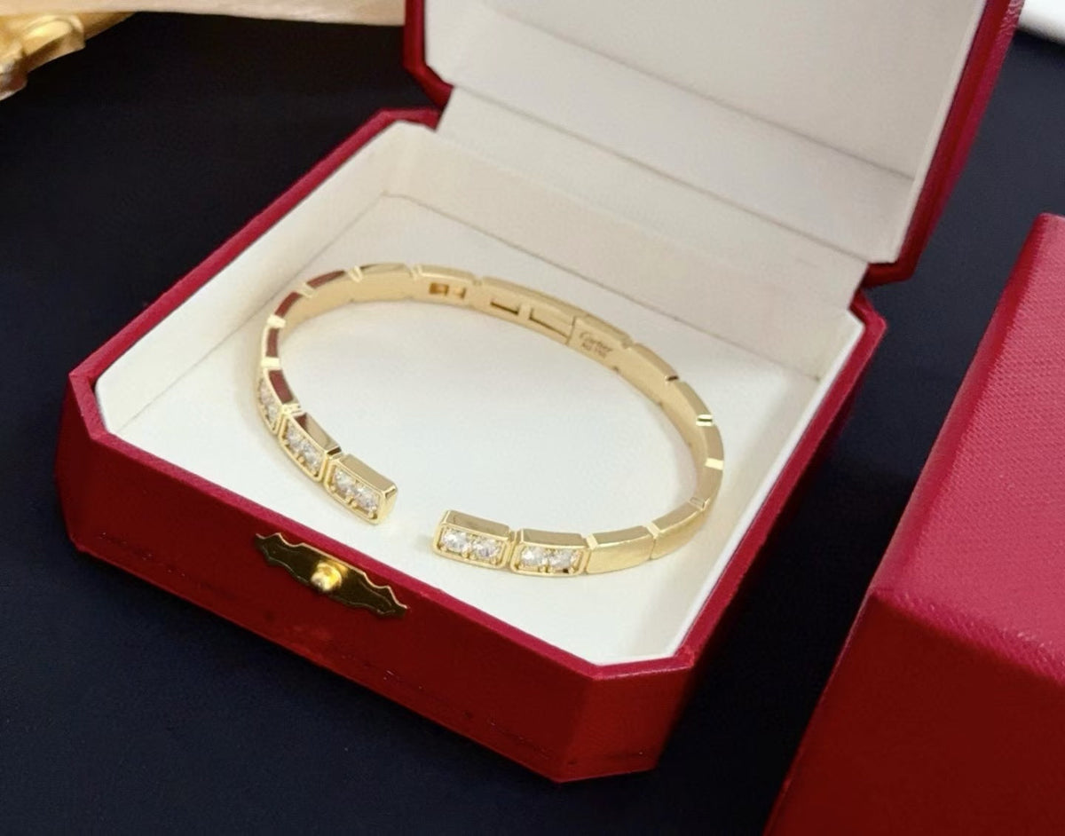 [⭐Renara jewelrys]LOVE DIAMOND OPEN  BRACELET