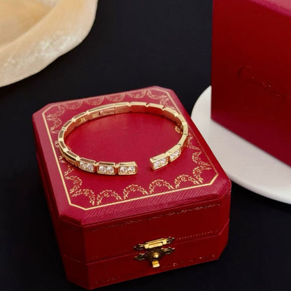 [⭐Renara jewelrys]LOVE DIAMOND OPEN  BRACELET