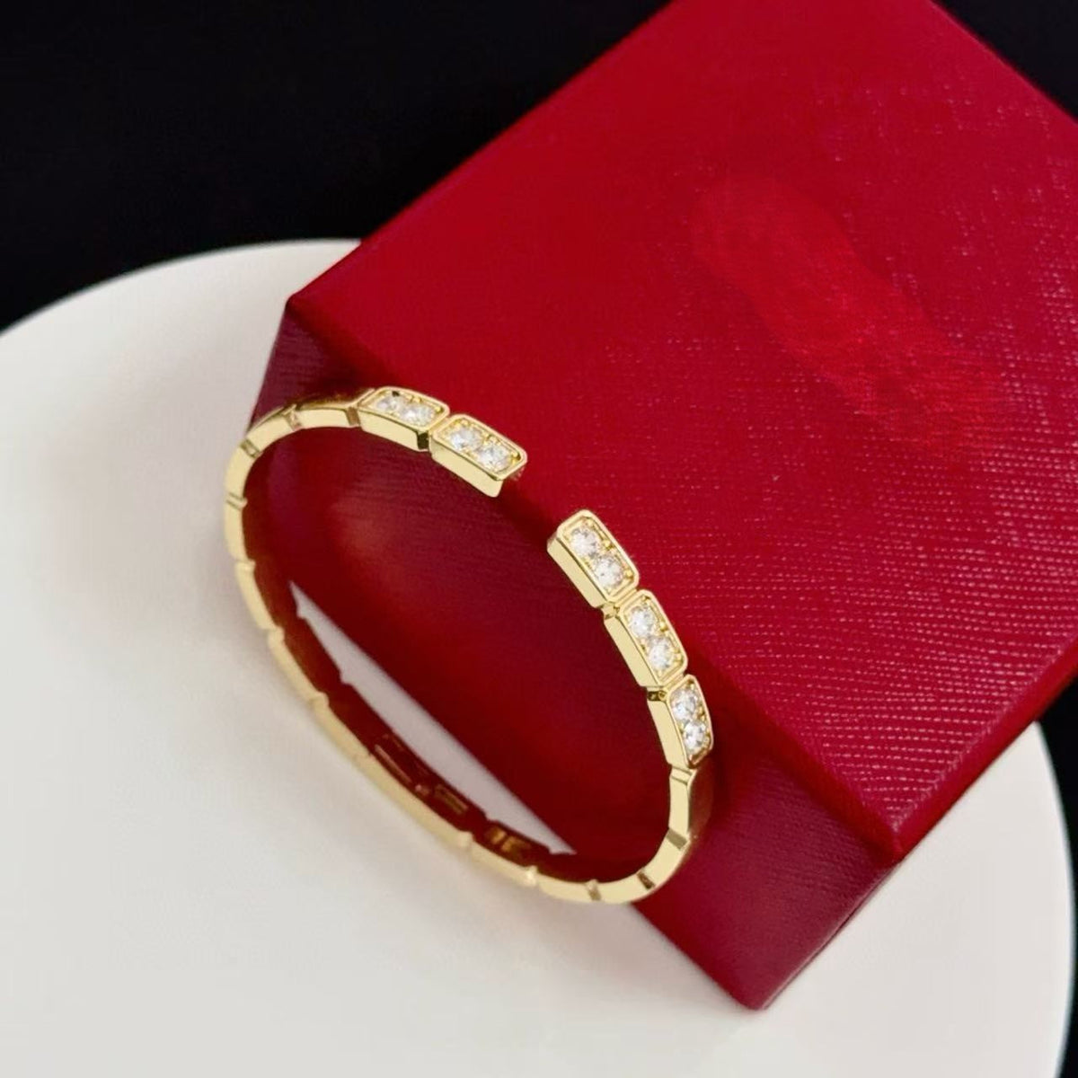 [⭐Renara jewelrys]LOVE DIAMOND OPEN  BRACELET