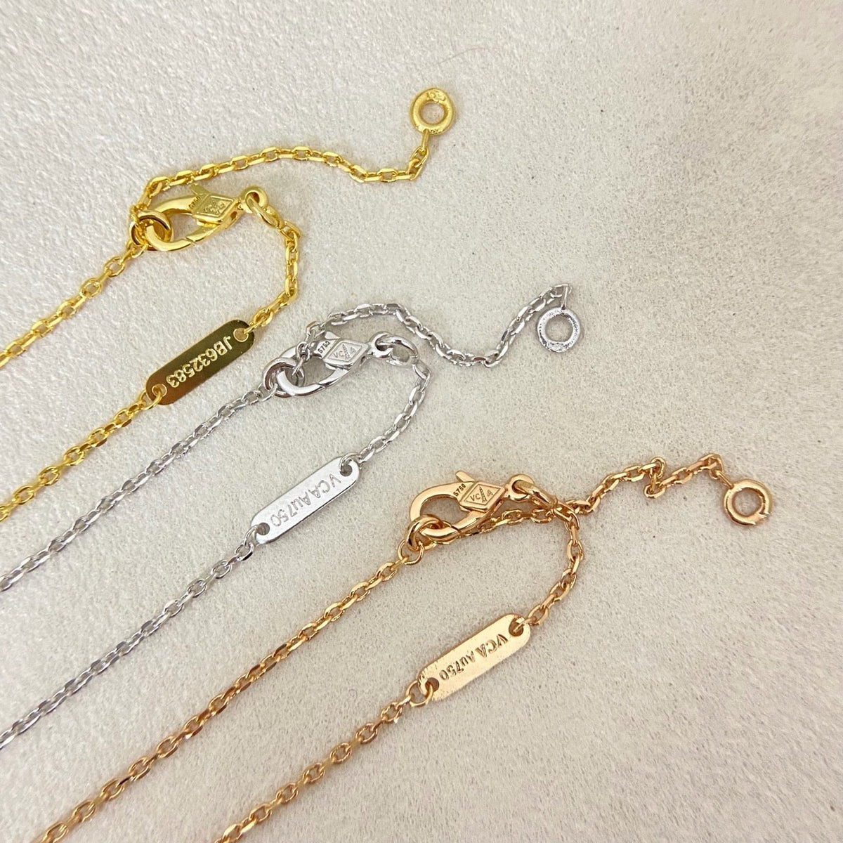 [⭐Renara]NEW 15MM PURPLE SAND-GOLD FOUR-LEAF CLOVER NECKLACE