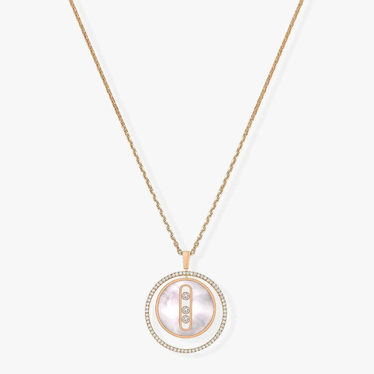[⭐Renara]Demo MOVE MM NACRE BLANCHE DIAMOND NECKLACE