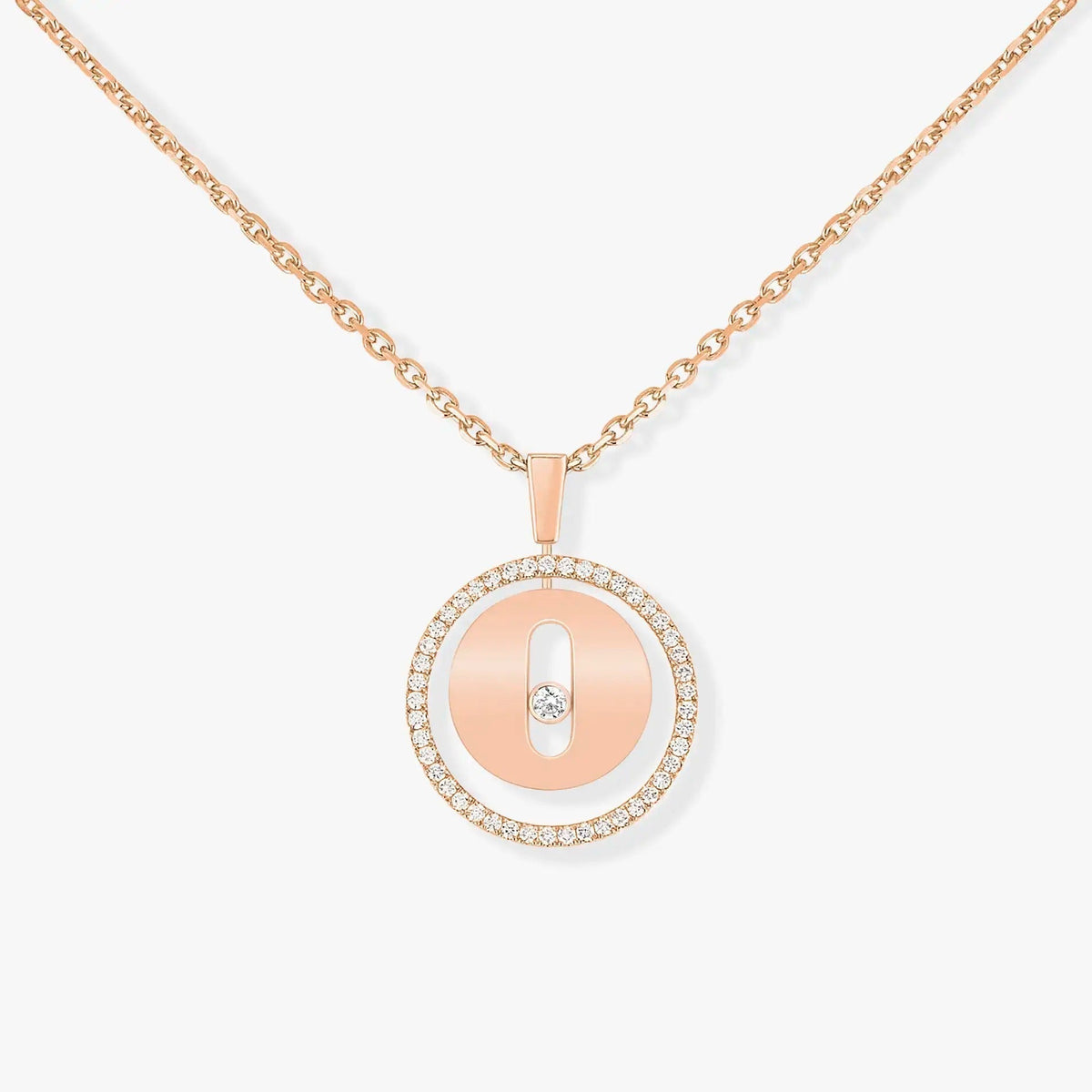 [⭐Renara]Demo MOVE PM NECKLACE PINK GOLD DIAMOND