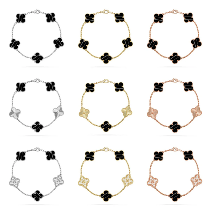[⭐Renara] CLOVER 5 MOTIF PULSAR STONE BRACELET COLLECTION