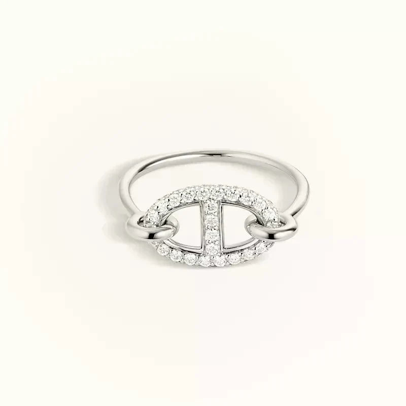 [⭐Renara]RONDE SMALL SILVER DIAMOND RING