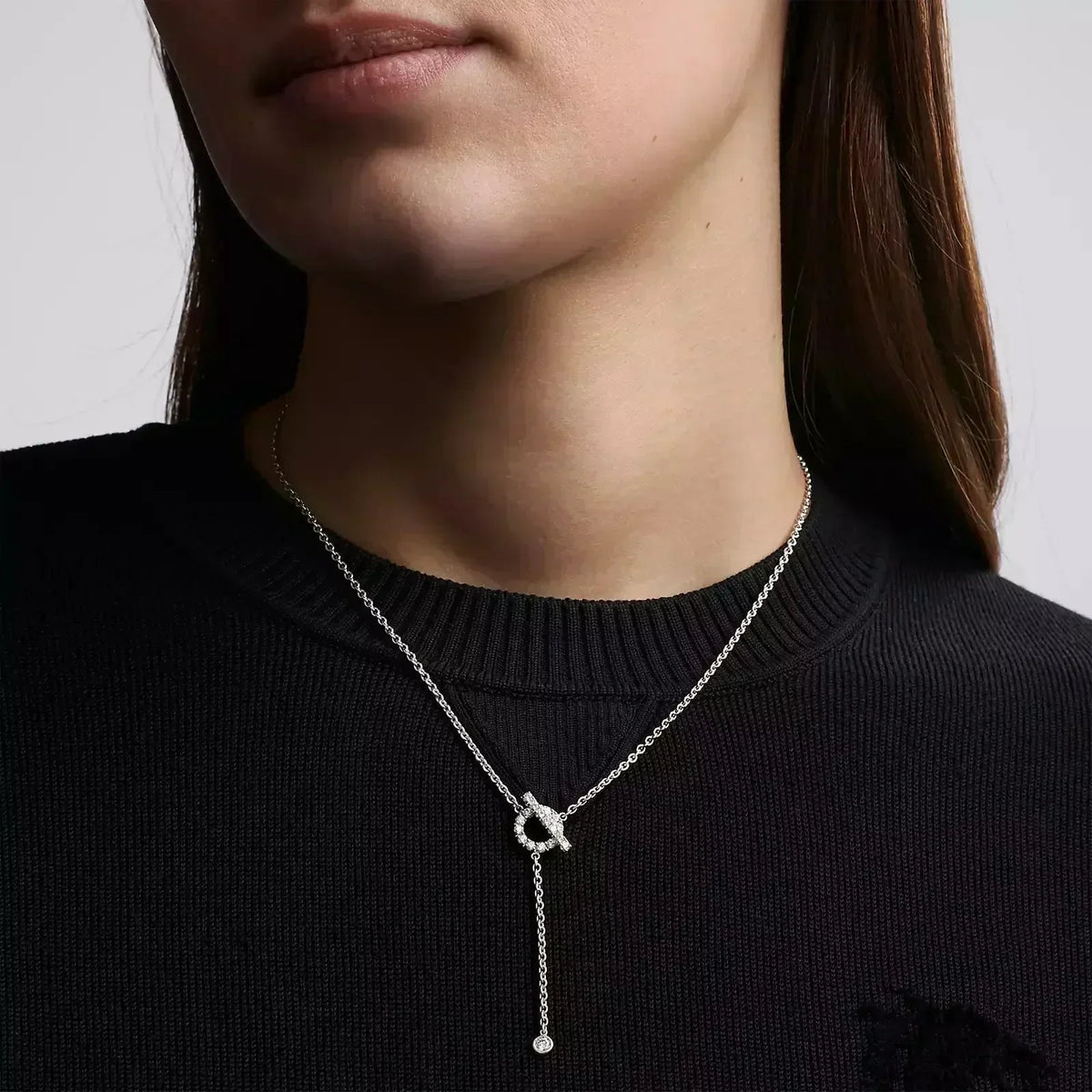 [⭐Renara]FINESSE SILVER DIAMOND NECKLACE