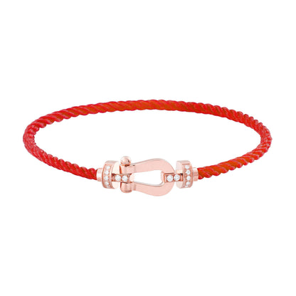 [⭐Renara]FORCE 10 HALF DIAMOND PINK GOLD RED CORDERI LARGE AND MEDIUM MODEL