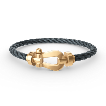 [⭐Renara]FORCE LARGE HORSESHOE NO DIAMOND BRACELET GOLD