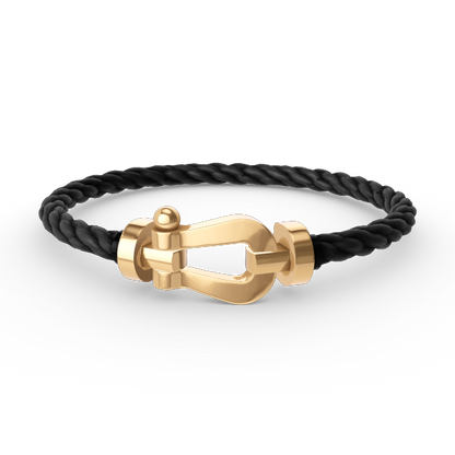[⭐Renara]FORCE LARGE HORSESHOE NO DIAMOND BRACELET GOLD