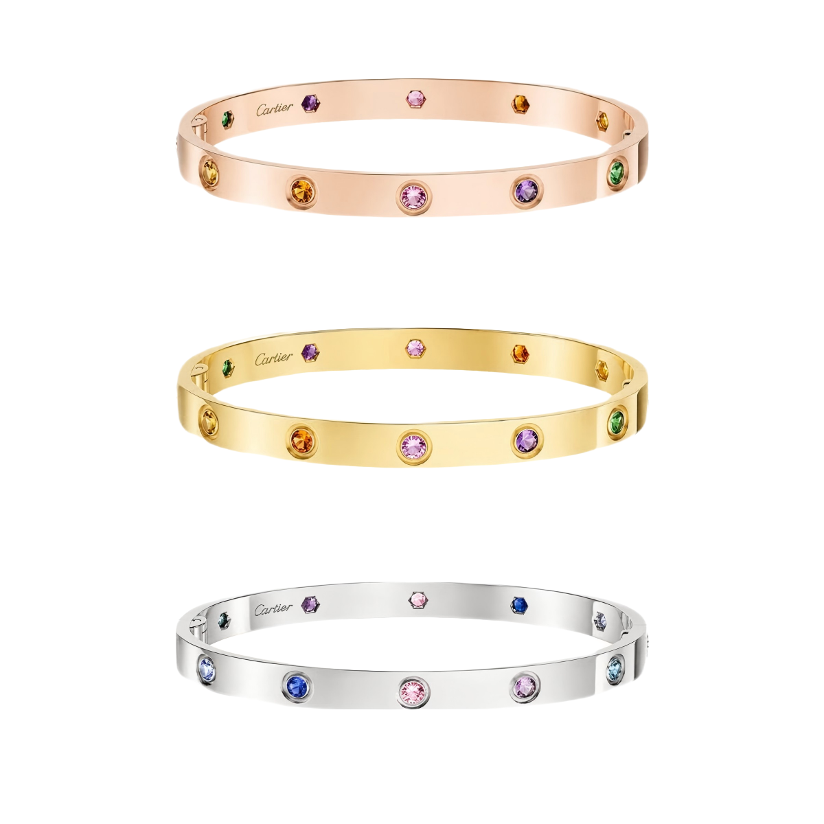 [⭐Renara] 2026 RAINBOW LOVE BRACELET 6.1MM  10 DIAMONDS