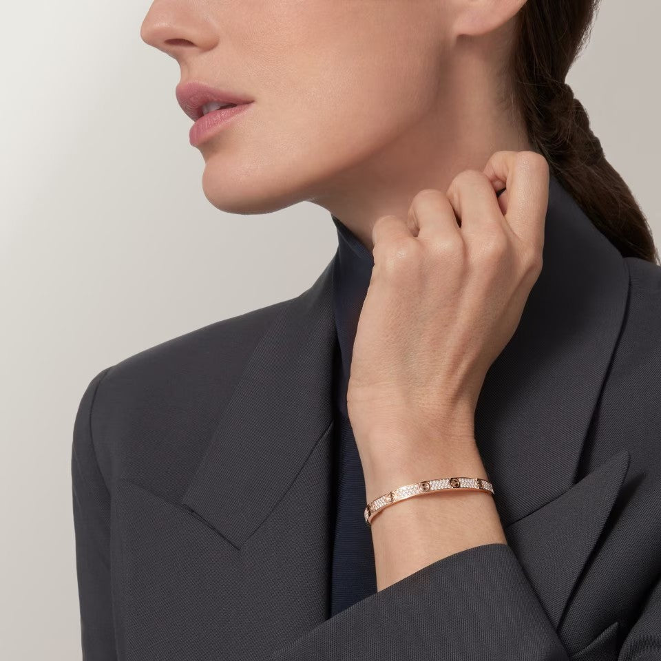 [⭐Renara]LOVE BRACELET 4.8MM DIAMOND-PAVED