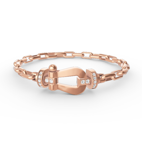 [⭐Renara]FORCE LARGE HORSESHOE CLASP  METAL BRACELET