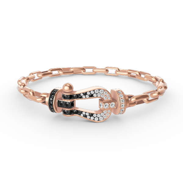 [⭐Renara]FORCE LARGE HORSESHOE CLASP  METAL BRACELET