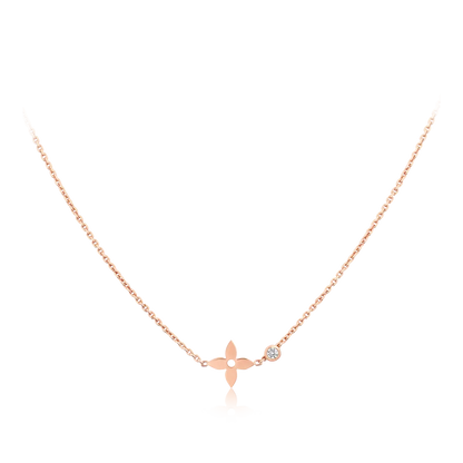 [⭐Renara]BLOSSOM PENDANT PINK GOLD AND DIAMOND
