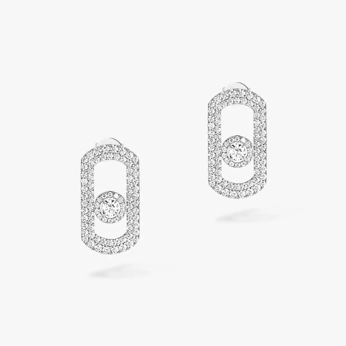 [⭐Renara]So Move Pave_-Set Diamond Earrings in Silver