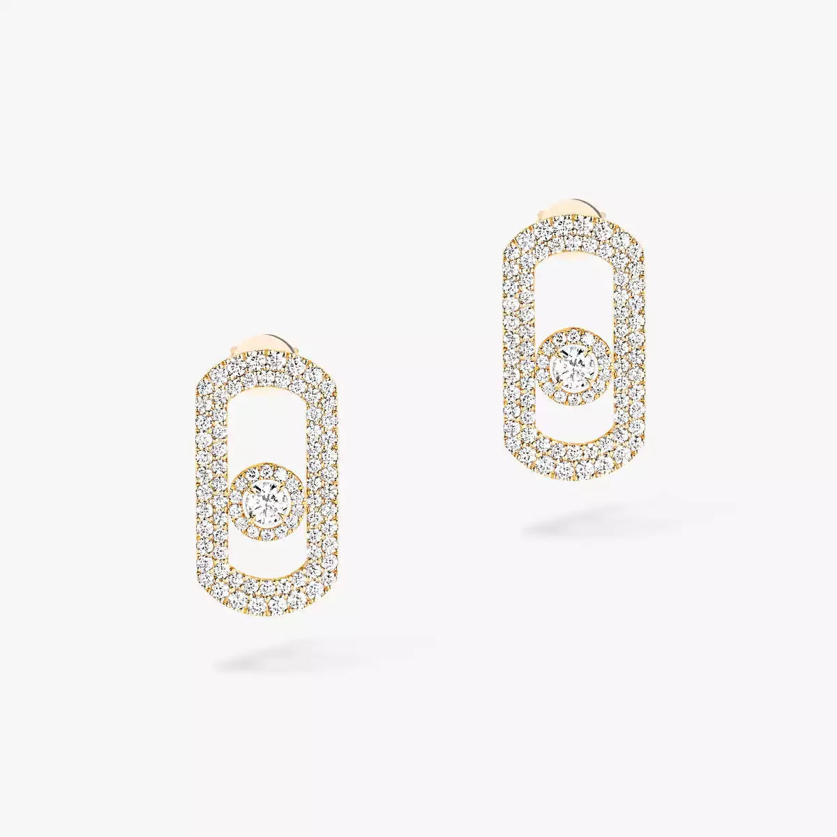 [⭐Renara]So Move Pave_-Set Diamond Earrings in Silver