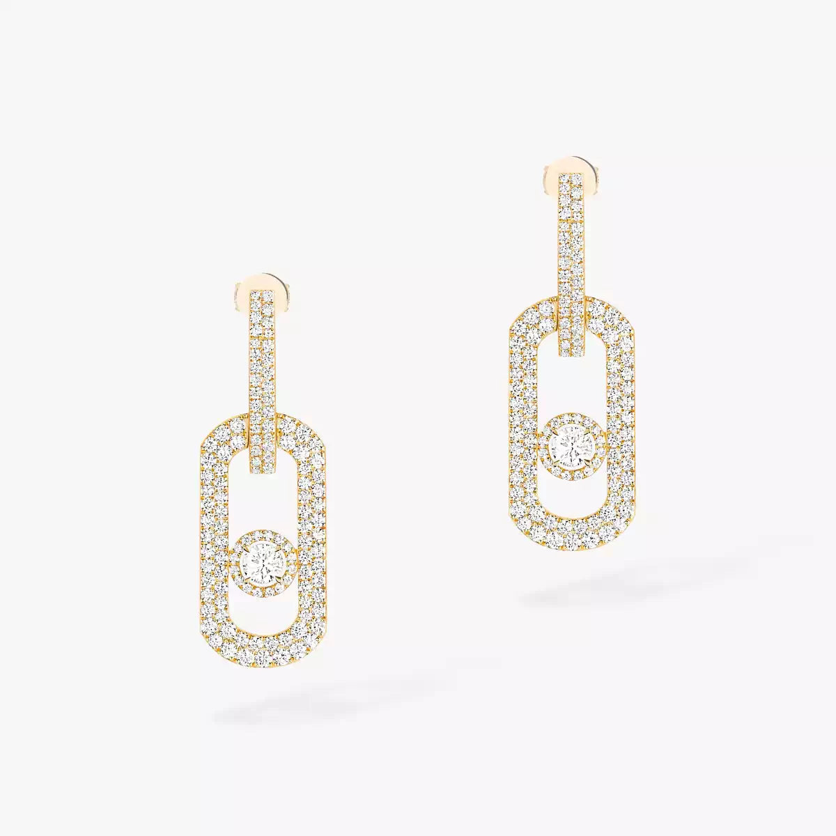 [⭐Renara]So Move XL Pave_-Set Diamond Pendant Earrings