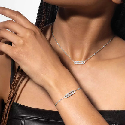 [⭐Renara]Pavé Baby Move Diamond Bracelet