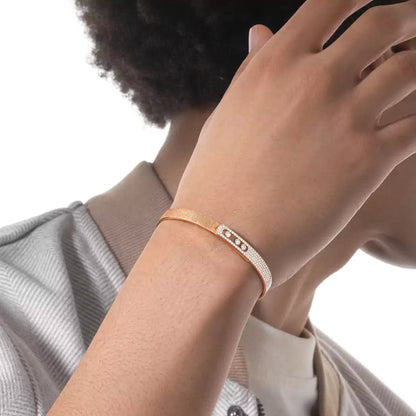 [⭐Renara]Move Noa Ciselé half pavé bangle
