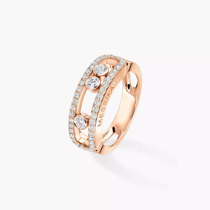 [⭐Renara] Move Gold Diamond Pave_ Ring