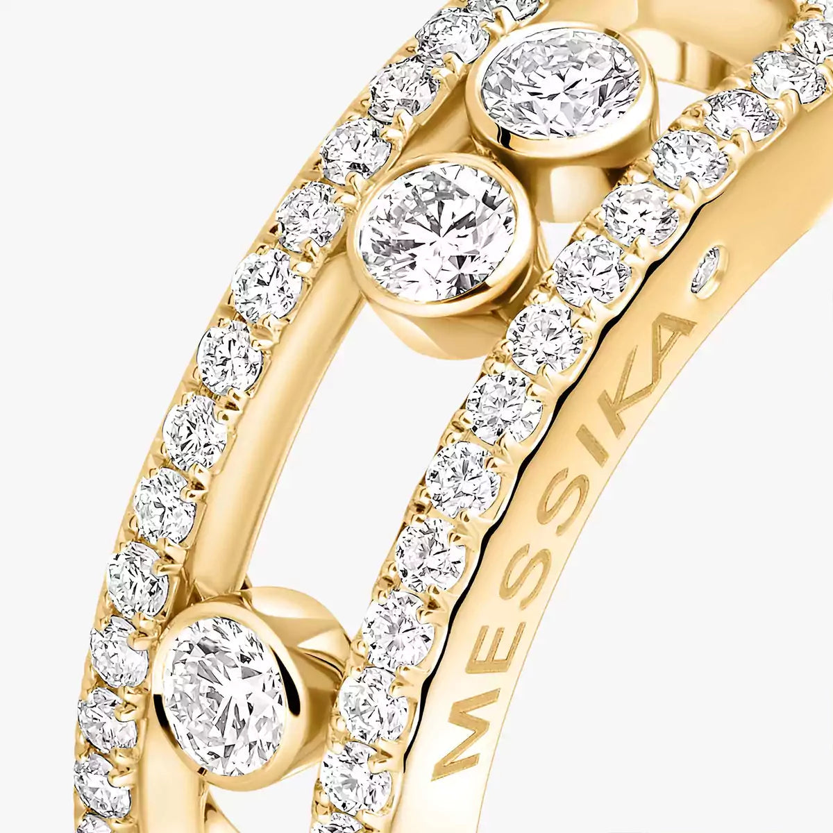 [⭐Renara] Move Gold Diamond Pave_ Ring