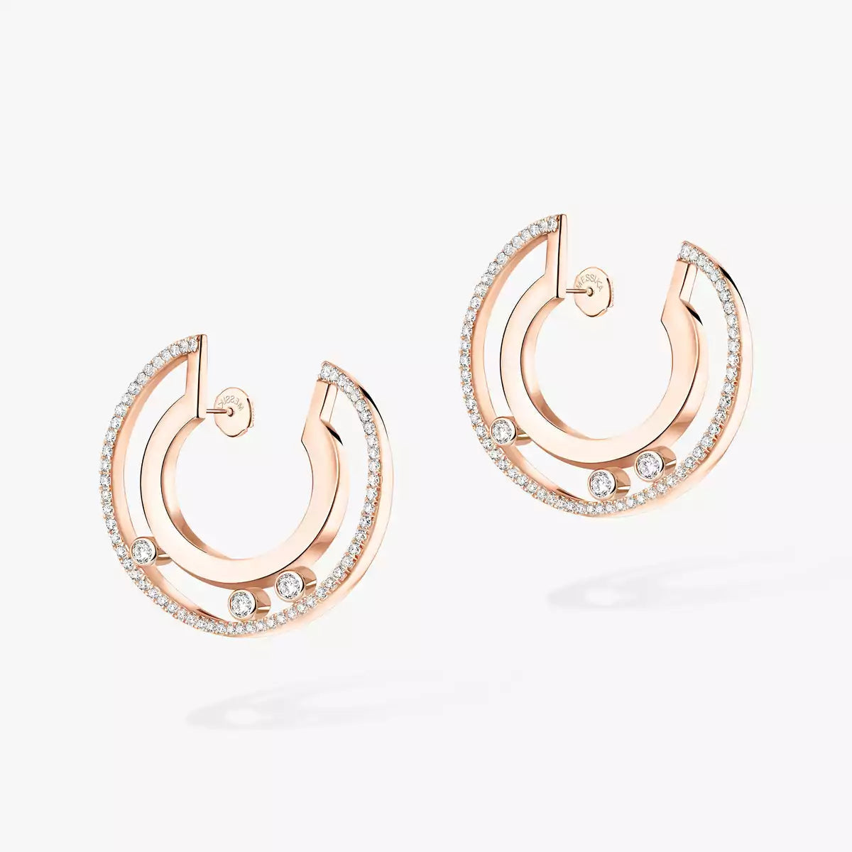 [⭐Renara]Move Romane Small Diamond Hoop Earrings