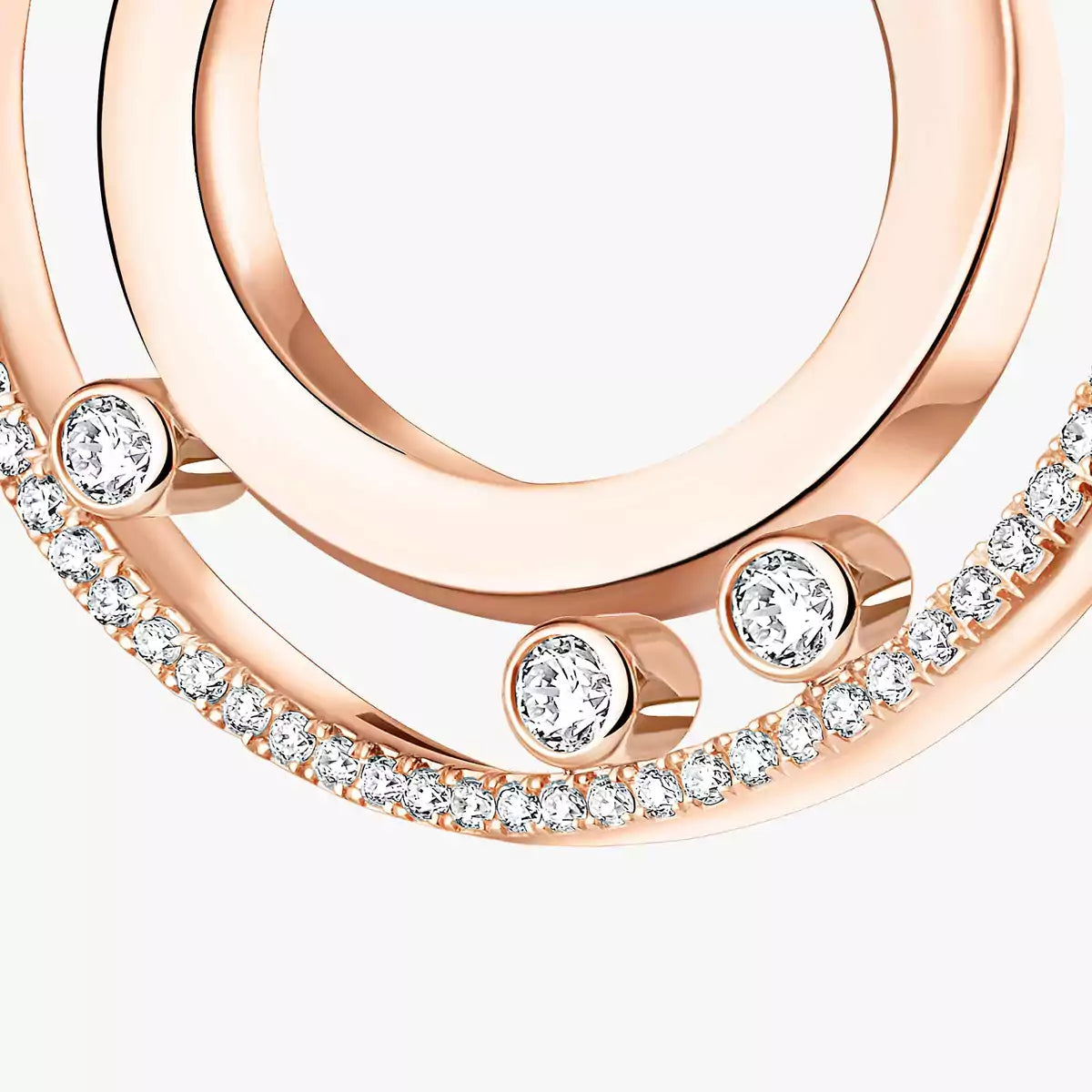 [⭐Renara]Move Romane Small Diamond Hoop Earrings