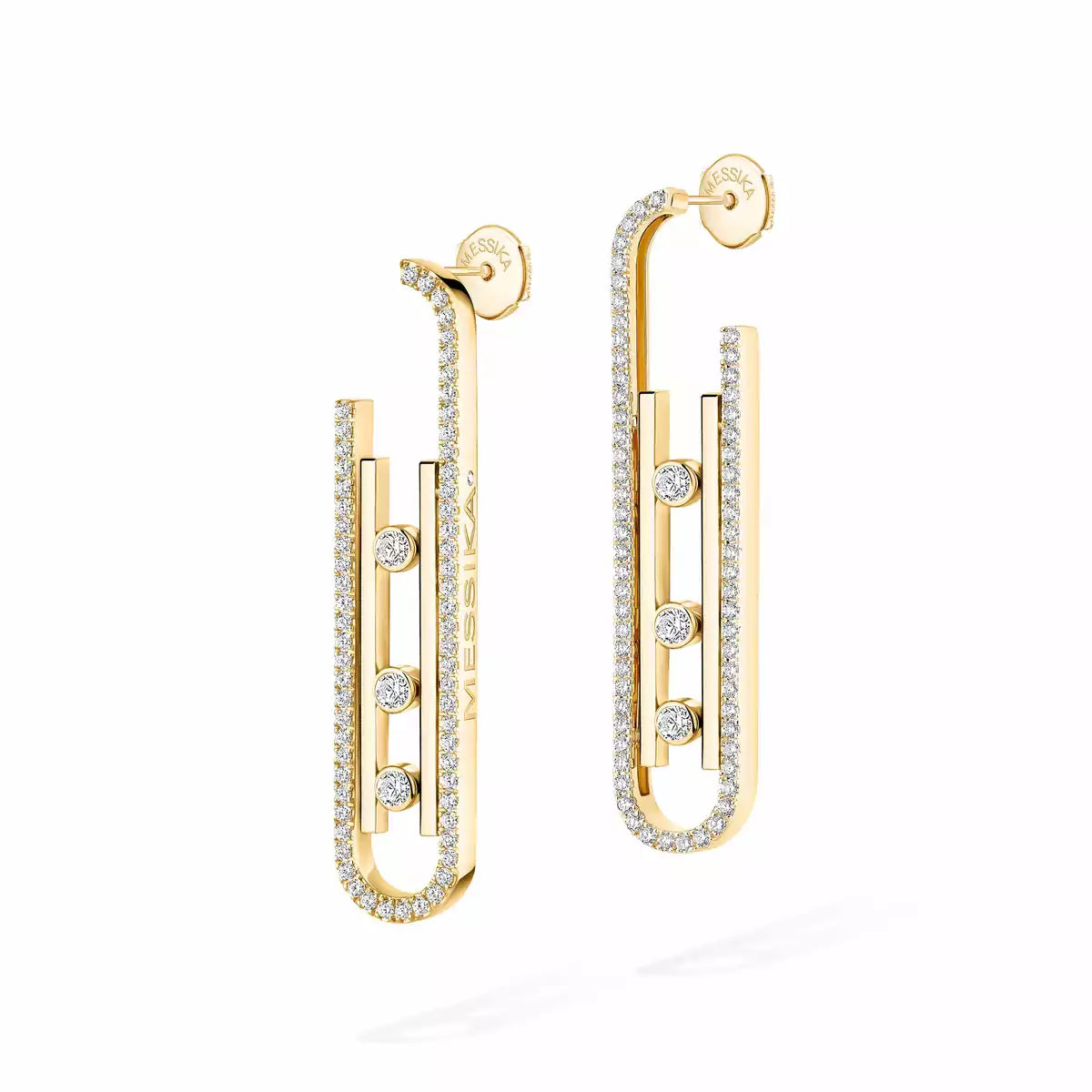 [⭐Renara]Diamond Pendant Earrings Move 10Th