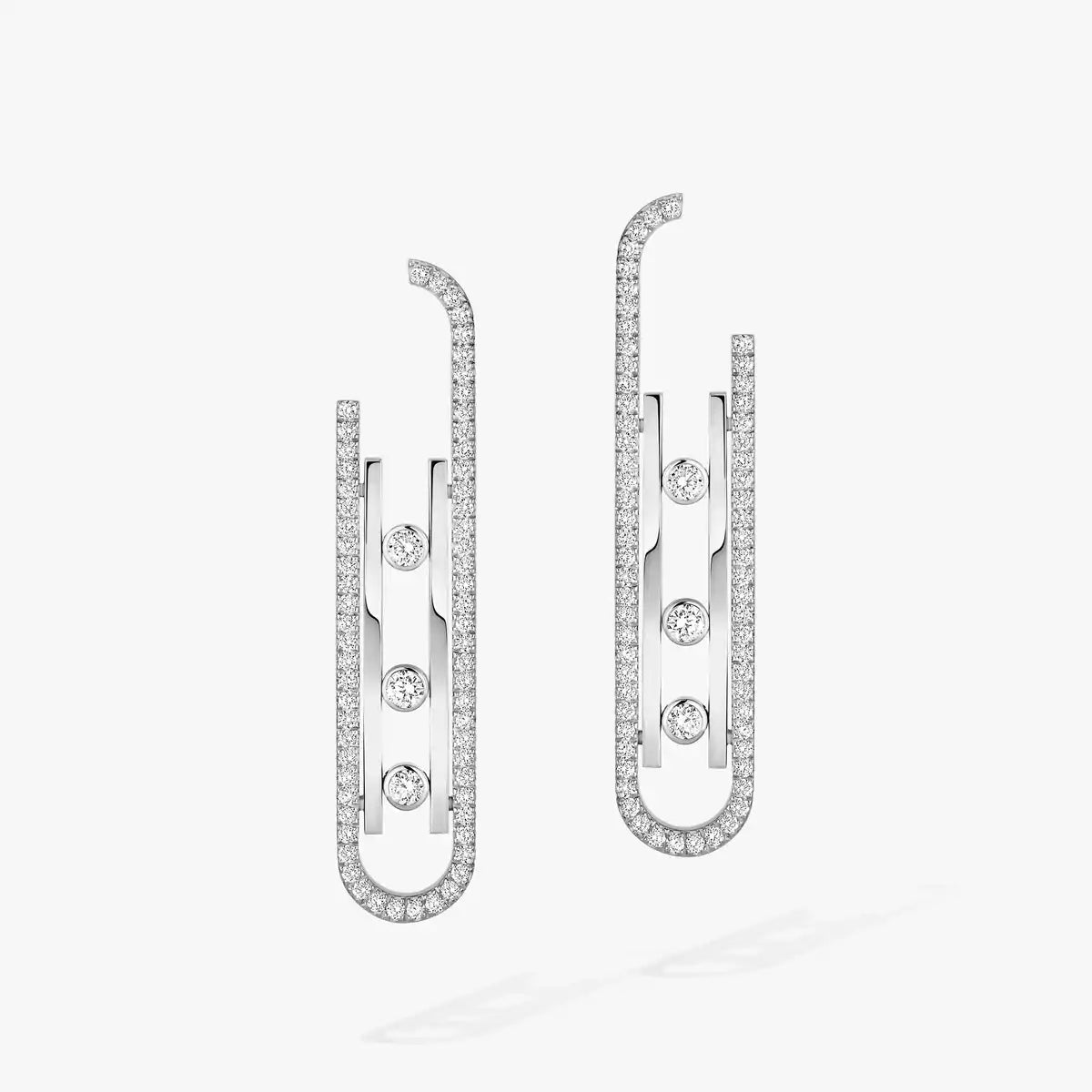 [⭐Renara]Diamond Pendant Earrings Move 10Th