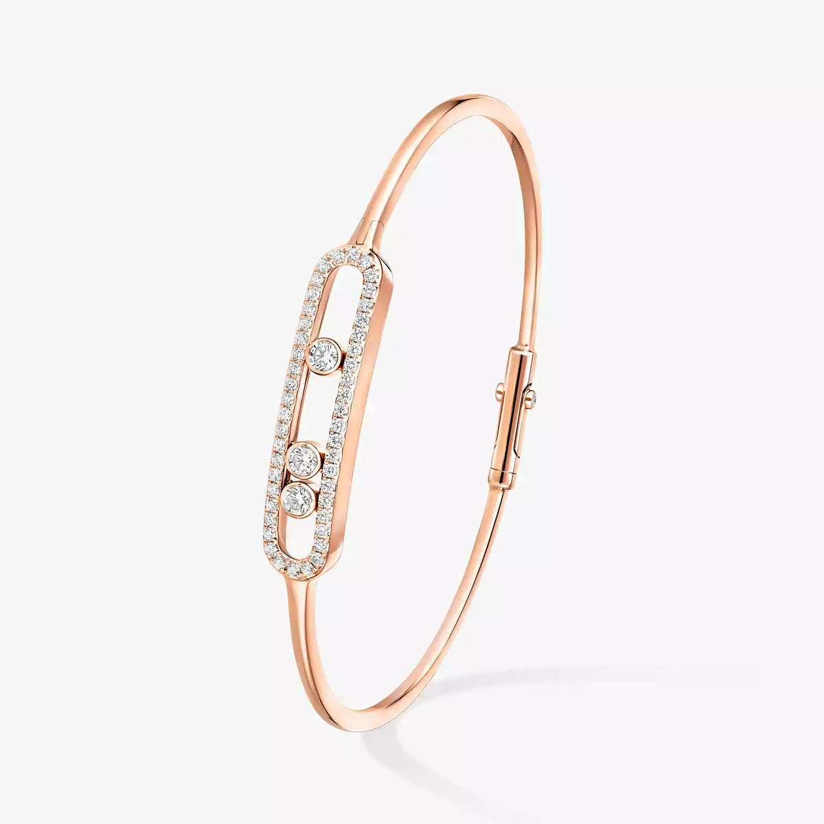 [⭐Renara]Move Pavé Diamond Bangle Bracelet M