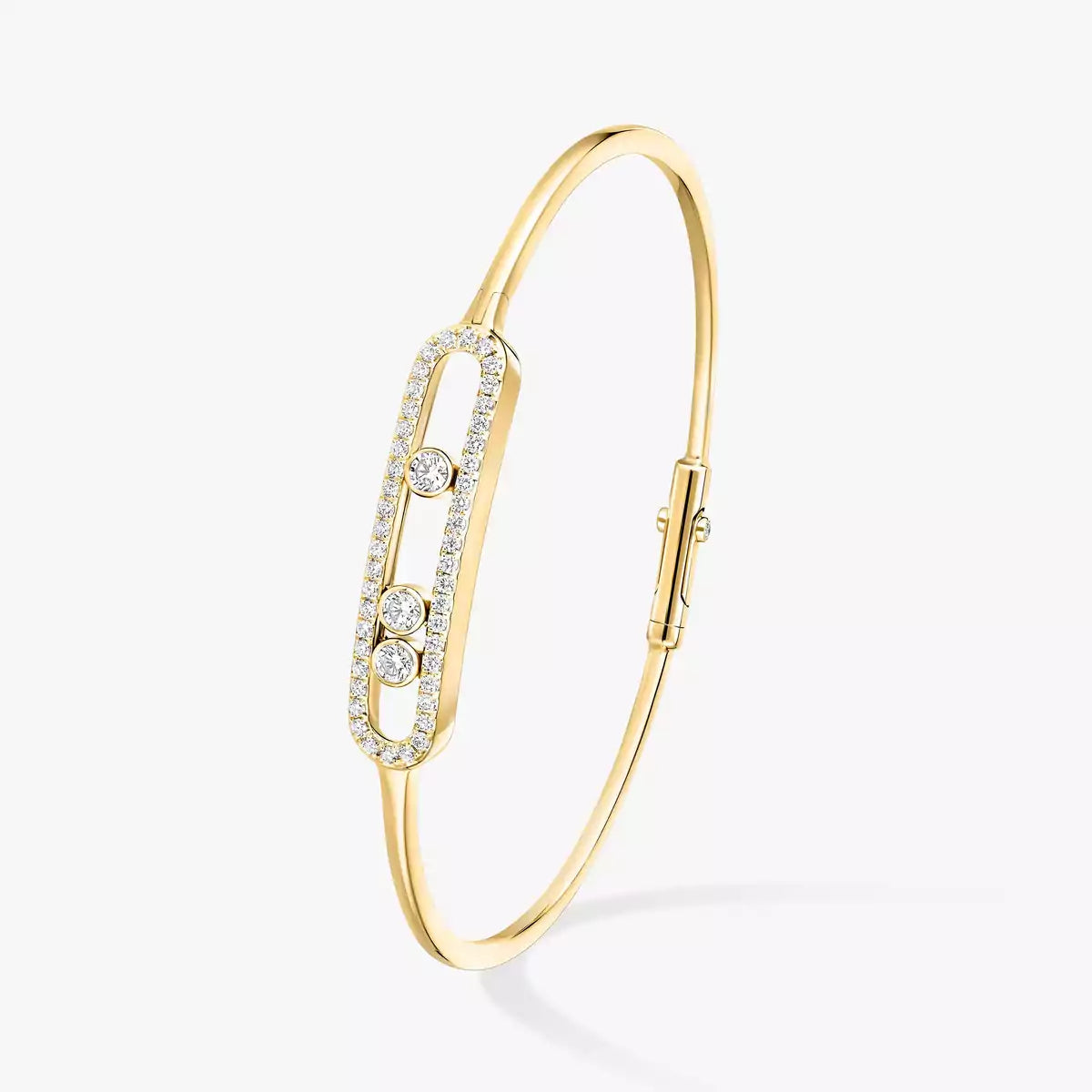 [⭐Renara]Move Pavé Diamond Bangle Bracelet M