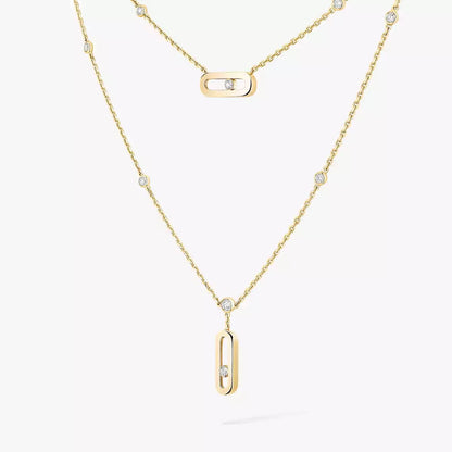 [⭐Renara] Move Uno Diamond Necklace