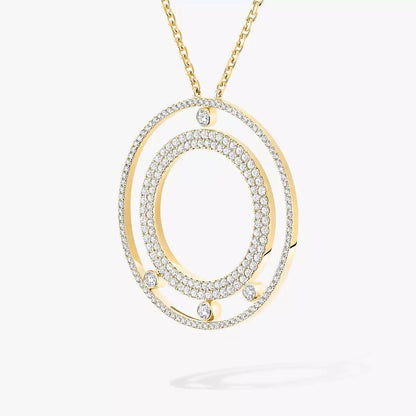 [⭐Renara]Move Romane Long Pave_-Set Diamond Necklace
