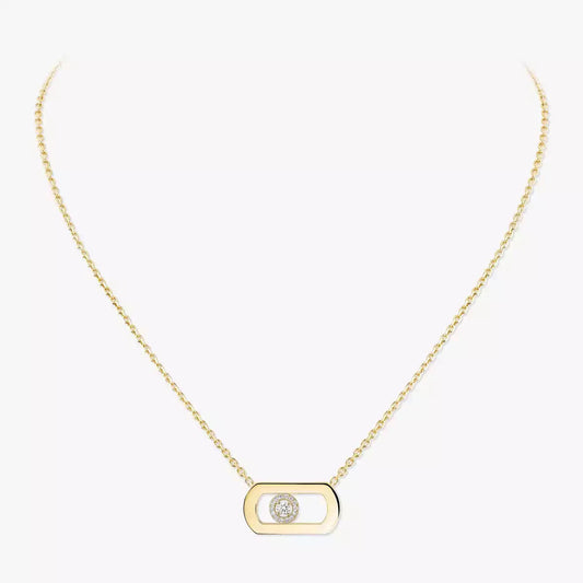 [⭐Renara]So Move Diamond Necklace in Gold
