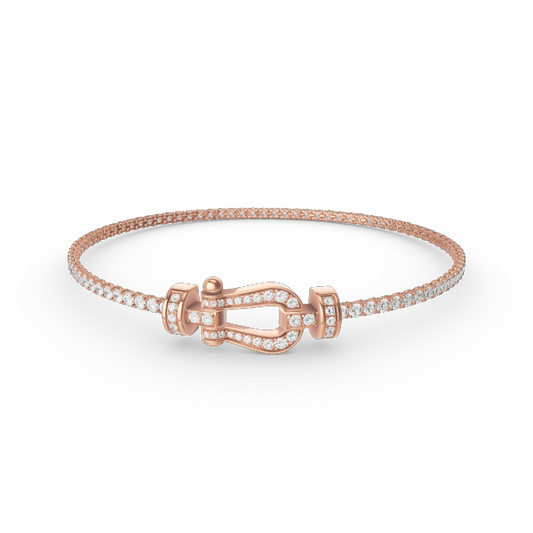 [⭐Renara]FORCE  HORSESHOE  DIAMOND TENNIS BRACELET
