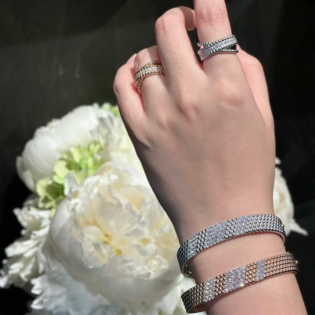 [⭐Renara]  FIVE-ROW DIAMOND BRACELET
